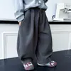 Pantalones Casuales Sueltos de Primavera para Niños 2026 Nuevo Estilo Primavera y Otoño Pantalones de Pierna Recta Curva Estilo Coreano para Niños Pantalones Largos para Niños