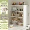 Mesa de escritório personalizada, pequena estante, prateleira de armazenamento multicamadas para livros, adequada para quartos de dormitório e mesas de estudante, suporte de armazenamento vertical para livros