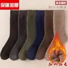 Calcetines para Hombre de Media Pantorrilla Otoño e Invierno, Calcetines para Hombre con Forro de Felpa, Espesos y Cálidos, Calcetines de Rizo de Origen Zhuji al por Mayor