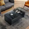 Mesa de centro transparente com tampo de vidro, design minimalista para sala de estar em casa, luxo leve com toque de alta qualidade, adequada para espaços pequenos, mesa pequena moderna simples, estilo INS