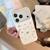 Funda de teléfono para Apple 18pm de nicho minimalista para gato iphone17 estilo coreano graffiti linda 16 suave 15 a prueba de caídas
