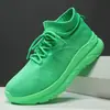2024 Nuevos Zapatos Deportivos de Verano de Talla Grande Transfronterizos Casuales Ligeros Resistentes al Desgaste Transpirables Zapatos Tejidos con Mosca Calcetines Zapatos Zapatos de Hombre
