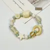 Pulsera de Cerámica Jingdezhen Nueva Pulsera de Cerámica China Joyería Estudiante Estilo Tíbet Cuerda Trenzada a Mano Puesto Regalo para Estudiante