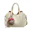 Bolso de Mano de Moda Estilo Coreano Yue Zi 2026 Primavera Nuevo Color Bloque Bolso Cubo Simple Versátil Bolso de Hombro Bolso Cruzado