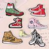 Acessórios de Roupa com Bordado Computadorizado Emblema Patch Adesivo Sapatos Etiqueta de Tecido Diário de Bordo Acessórios DIY Adesivo de Tecido Bordado