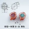 Unidad Principal de Anillo Inflable de Alto Voltaje Botón de Protección Cubierta Protectora Transparente Botón de Desconexión/Conexión Ventana de Observación Redonda Accesorios para Gabinete F