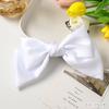 Mergulho de alta qualidade Satin Bow Hairpin Internet Red Hair Acessórios Hairpin Temperamento Duplo Tie Back Head Spring Clip