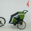 Remolque de Bicicleta Plegable de Aleación de Aluminio para Mascotas Zhongda / Cochecito Universal Dos en Uno Paseo al Aire Libre Mascotas