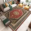 Alfombra Retro Plegable Antideslizante Lavable para Sala de Estar Resistente a la Suciedad Fácil Cuidado Alfombra para Sofá Mesa de Café