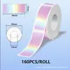 Papel para Impressão Térmica Autoadesivo Transfronteiriço Adequado para Máquina de Etiquetas Yakolai D30 Ningyou P15 Mini Papel Térmico para Etiquetas