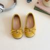 Zapatos de Cuero para Niñas 2026 Primavera Moda para Niñas Bailarinas Planas con Lazo Nuevos Zapatos sin Cordones para Bebé Zapatos de Princesa