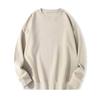 Comercio exterior transfronterizo de Amazon suéter de color liso de hombro caído suelto de 320 gramos para hombre y mujer con capucha talla grande versión en blanco logo de camisa