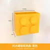 Caja de Almacenamiento Magnética para Refrigerador con Forma de Bloque de Construcción, Caja de Almacenamiento Creativa con Compartimentos a Prueba de Polvo, Caja de Exhibición de Doble Uso para Escritorio y Pared, Refrigerador
