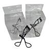 Caja para Rizador de Pestañas de Acero Inoxidable Caja de Empaque Independiente Engrosada Rizador de Pestañas Plateado Negro con Tiras