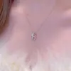 Colar Customizado Mais Vendido no Tiktok, Toque de Luxo Leve e de Alto Padrão, Joia de Corrente Entrelaçada para Mulheres, Corrente de Clavícula Versátil, Colar Exquisito