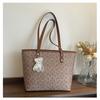 Nova Moda de Verão 2026 Bolsa Versátil para o Dia a Dia para Mulheres, Bolsa de Ombro Clássica Estampada de Grande Capacidade, Bolsa Tote Casual