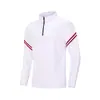 Roupas Esportivas para Homens e Mulheres, Roupas de Treino com Meio Zíper, Jaquetas de Manga Longa, Roupas de Fitness para Exterior de Outono e Inverno, Modernas e Casuais