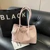 Bolsa Grande de Couro Estilo Coreano Transfronteiriça para Mulheres 2026 Nova Tendência Moda Bolsa Tote Estilo Casual Grande Capacidade Bolsa de Ombro