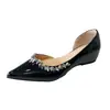 Zapatos de Charol para Mujer Hui Liya 2026 Nuevas Sandalias de Primavera/Verano Talla Pequeña que Aumentan la Altura con Cortes Laterales Zapatos Planos