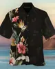 Comercio Exterior Transfronterizo Estación Independiente de Amazon Hombre Estampado Digital Casual Holgado Impresión 3D Manga Corta Camisa Lel Hombre