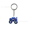 Serie de Vehículos Todoterreno Colgante Llavero de PVC Accesorios Llavero Mochila Escolar Anillo de Llave de Coche Decoración Venta al por Mayor Transfronteriza
