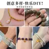 Accesorios de Aleación de Latón que Conservan el Color para Año Nuevo Colgante de Collar Esmaltado Accesorios de Joyería Hechos a Mano para Bricolaje Accesorios de Cuerda Trenzada