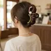 Presilha de garra de cabelo de grande volume para mulheres, novo modelo 2026, para coques volumosos na parte de trás da cabeça, acessório de cabelo tipo pinça de tubarão
