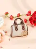 Mini Miu Bolso Almohada Estilo Coreano Billetera para Monedas, Bolso Cruzado al Hombro Versátil de Moda, Bolsa de Almacenamiento, Bolsa Pequeña con Colgante