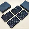 Portatarjetas de Marca Clásica Transfronterizo para Mujer con Cremallera Rombo Cartera de Mano para Monedas Almacenamiento en Bolso de Mujer Bolsa para Monedas