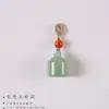 Pingente Flor de Lótus Aventurina Jade Branco Escama Pequenos Acessórios Pingente de Pulseira Acessórios DIY Produtos Semi-Acabados