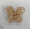 Pinza para el cabello de mariposa de doble capa color gelatina transfronteriza de alto sentido placa trasera para la cabeza pinza de tiburón tocado