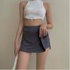 Saia Tênis Cintura Alta Feminina Sexy Hot Girl Saia Justa Quadril Saia Esportiva Verão Split A- Linha Saia