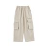 Pantalones Cargo Rectos Holgados para Niños Wulibu 2025 con Bolsillos, Moda de Otoño, Algodón Puro, Versátiles y Modernos