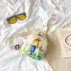 Bolsa de Peito Infantil Estilo Novo Transfronteiriça, Porta-Moedas Moda Desenho Animado Fofo para Meninos e Meninas, Mochila Pequena Estampada para Uso Externo