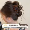 Pinza para el pelo floral versátil y elegante, única y colorida, pinza de tiburón de moda para la parte trasera de la cabeza, accesorio para el pelo tipo pinza de garra dulce diario estilo coreano