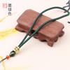 Pulsera de Seis Caracteres Dorada Hecha a Mano Joyería DIY Jade Colgante para Coche Llavero de Bolsa de Colgar Pulsera de Alta Gama Venta al por Mayor