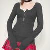 Suéter de manga larga con cuello redondo para mujer, estilo europeo y americano, de comercio exterior, otoño e invierno de AliExpress 2022