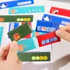 Marcador Magnético de Dibujos Animados Creativo Regla Estudiante Lindo Plegable Clip para Páginas de Libros Regla Magnética Multifuncional con Texto Inspirador