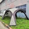 Fabricantes de origen al por mayor pieza de conexión de cúpula para camping al aire libre espacio grande a prueba de lluvia protector solar cuenta trasera equipo multifunción