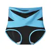 Ropa interior para mujer de talla grande de tiro alto transfronteriza con banda en X para control de abdomen y levantamiento de glúteos, bragas moldeadoras reductoras de cintura para mujer, venta al por mayor del fabricante