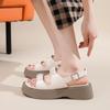 Sandalias Romanas Augu Shiden para Mujer Verano 2026 Nuevo Estilo Casual Plataforma Suela Gruesa Sandalias Deportivas Zapatos de Playa