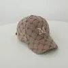 Boné de Baseball Bordado com Estampa Completa Retro M-Label para Homens e Mulheres, Boné com Aba Novo para Primavera e Verão, Proteção Solar e à Prova de Vento Atacado