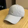 Boné de Baseball Fofo Estilo Coreano para Mulheres com Bordado de Desenho Animado, Roupa Doce e Rejuvenescedora para Meninas, Faz o Rosto Parecer Menor