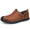 Zapatos de Cuero Populares para Hombre Transfronterizos con Cordones Antideslizantes Resistentes al Desgaste Suela Suave Zapatos Casuales para Hombre Zapatos de Papá Talla Grande 4748