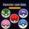 Bola externa para hamster bola de elfo foi furada verificação de segurança urso dourado para fora bolsa de transporte 7CM 10CM