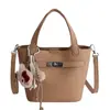 Bolso de Cubo de Mano Nuevo Estilo Otoño e Invierno 2025 Transfronterizo para Mujer, Bolso de Hombro de Alta Calidad de Gran Capacidad para el Trabajo, Bolso Cruzado de Moda