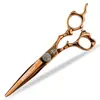 Tijeras para el Cabello Naipson Bronce Ladrillo Completo Tijeras para Cortar el Cabello Tijeras Planas Tijeras de Dientes Tijeras para Flequillo