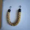 Gancho de cuerda de cáñamo pértiga de conserje línea de aislamiento decoración de cuerda de cáñamo estilo retro división línea de advertencia conexión de macetero cuerda de barandilla