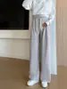 Pantalones de casa de tiro alto, pantalones de maternidad rectos de otoño, suaves y amigables con la piel, adecuados para figuras petite, se pueden usar como ropa exterior, con soporte ajustable para el abdomen