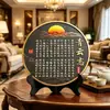 Ornamento de Caligrafia e Pintura Qingyun Zhi para Sala de Estar e Quarto, Suporte de Exibição Qingyun Zhi de Xu Xiake com Suporte